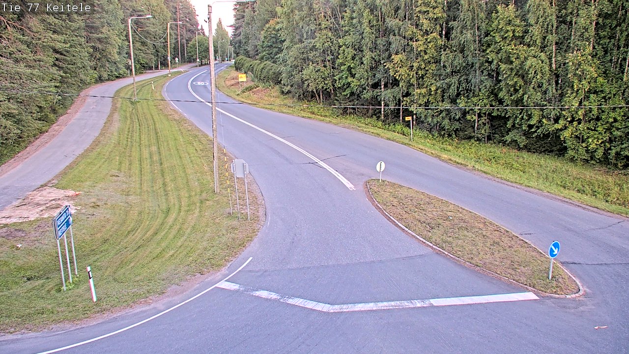 Weather Camera Image Väg 77 Keitele, Keitele, Pohjois-Savo