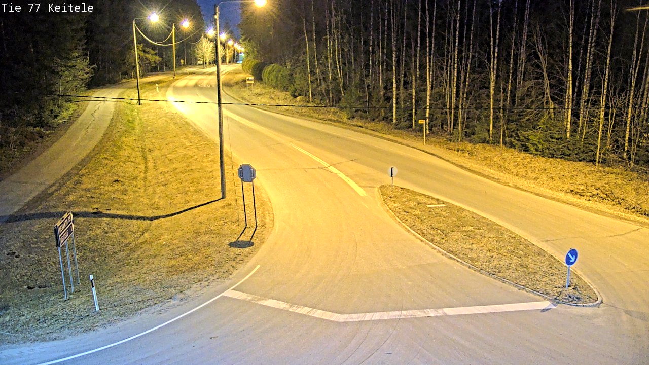 Weather Camera Image Road 77 Keitele, Keitele, Pohjois-Savo