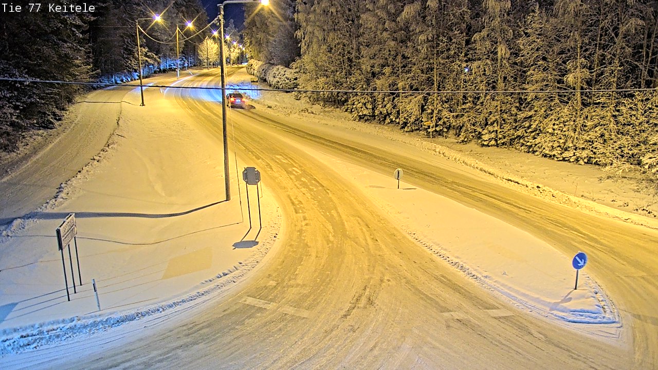 Weather Camera Image Road 77 Keitele, Keitele, Pohjois-Savo