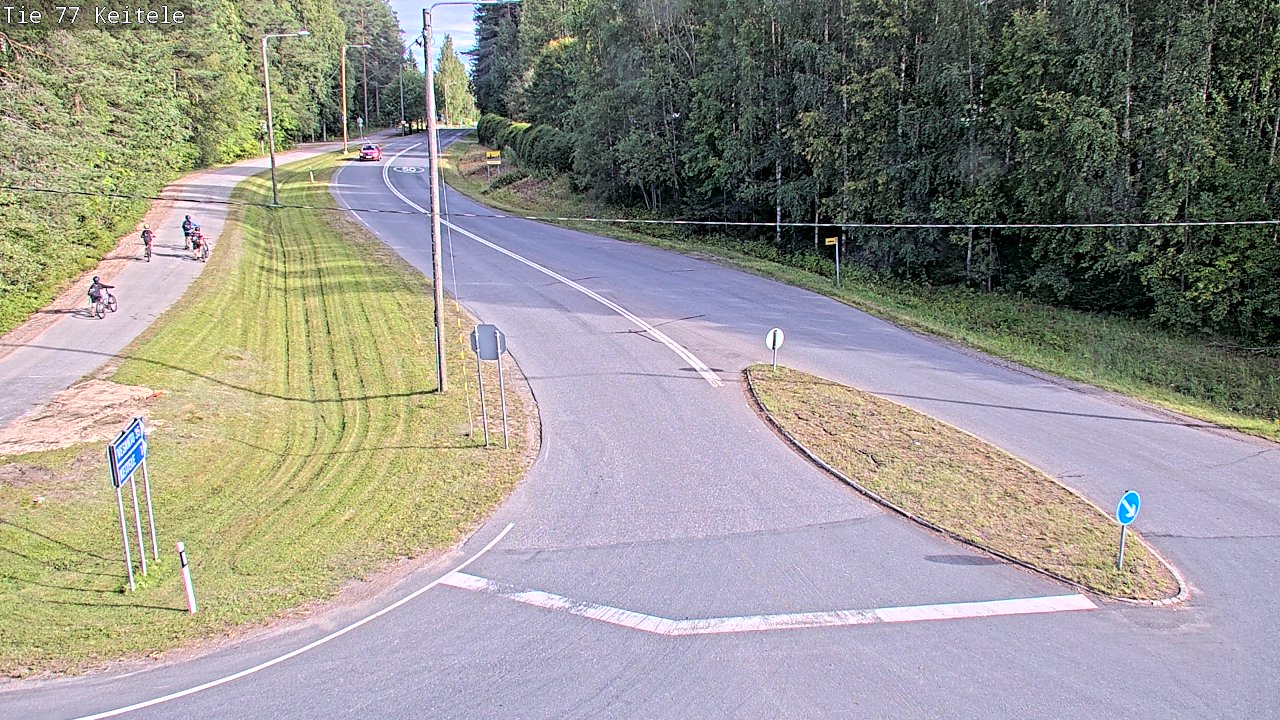 Weather Camera Image Väg 77 Keitele, Keitele, Pohjois-Savo