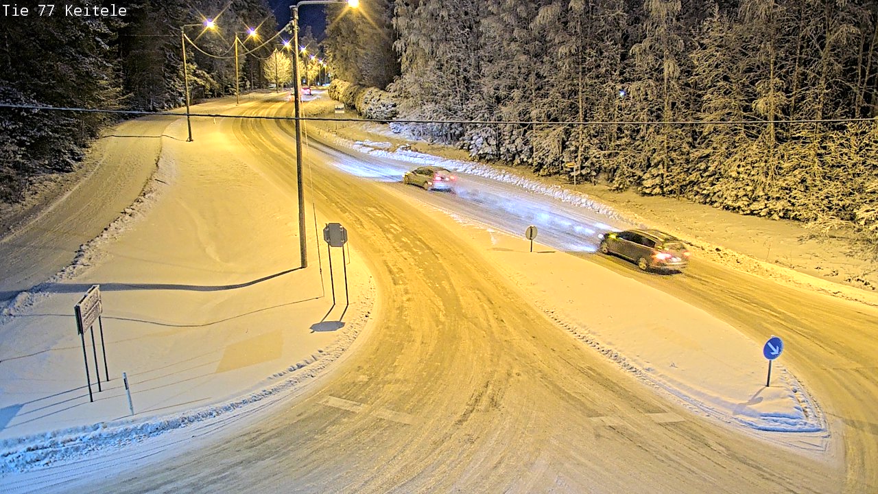 Weather Camera Image Road 77 Keitele, Keitele, Pohjois-Savo