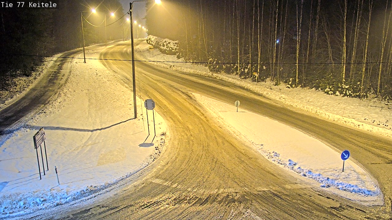 Weather Camera Image Väg 77 Keitele, Keitele, Pohjois-Savo