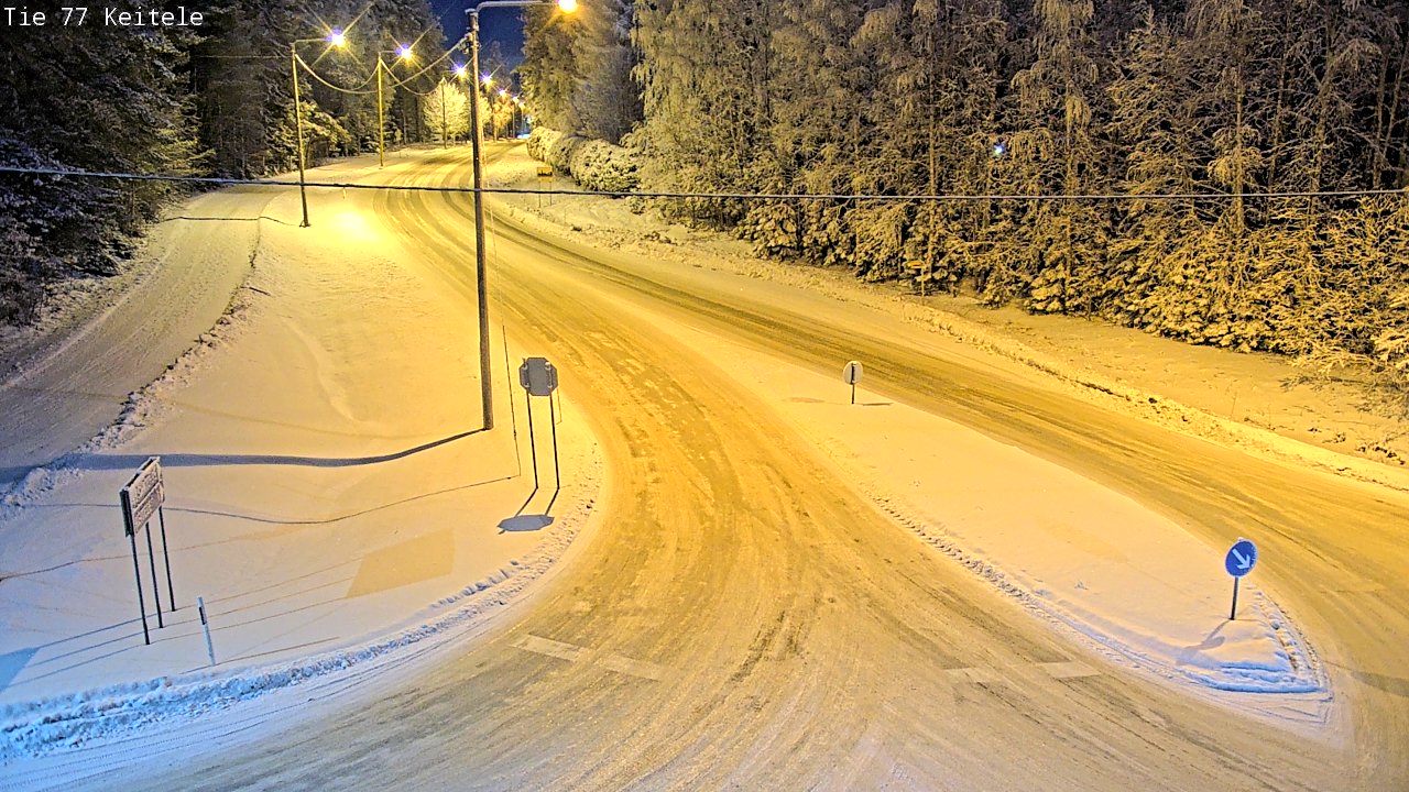 Weather Camera Image Road 77 Keitele, Keitele, Pohjois-Savo