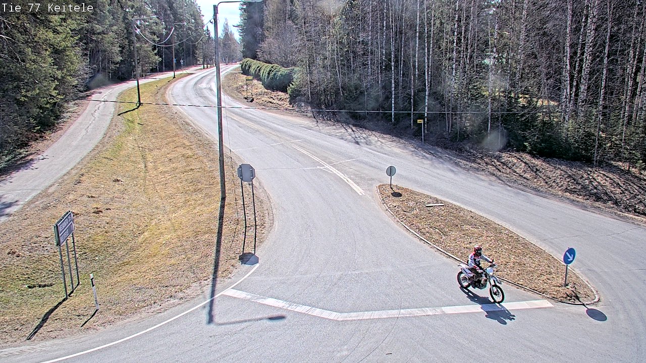 Weather Camera Image Road 77 Keitele, Keitele, Pohjois-Savo