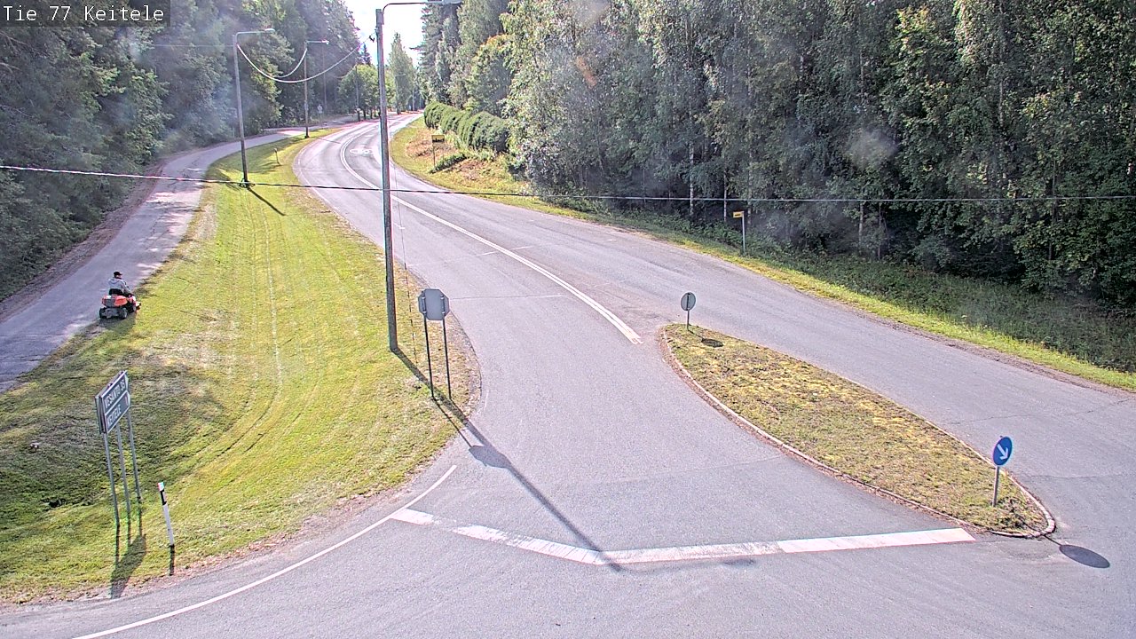 Weather Camera Image Väg 77 Keitele, Keitele, Pohjois-Savo