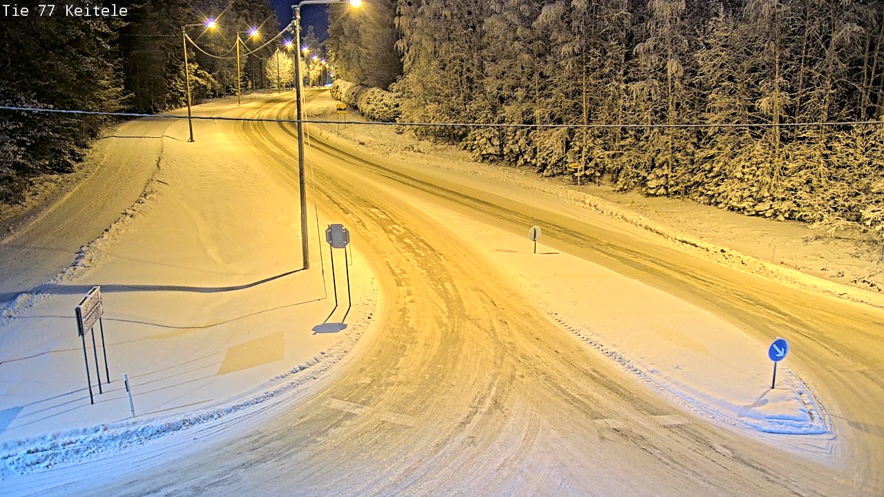 Weather Camera Image Väg 77 Keitele, Keitele, Pohjois-Savo