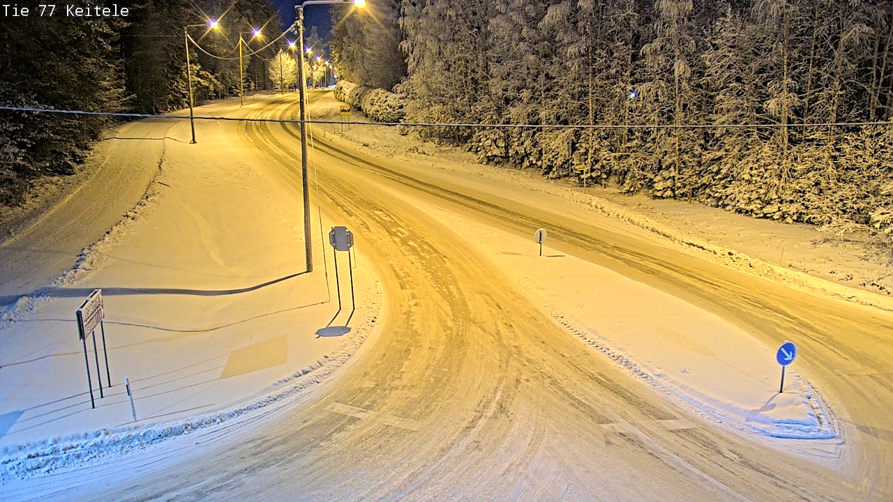 Weather Camera Image Väg 77 Keitele, Keitele, Pohjois-Savo