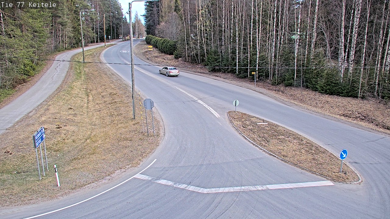 Weather Camera Image Road 77 Keitele, Keitele, Pohjois-Savo