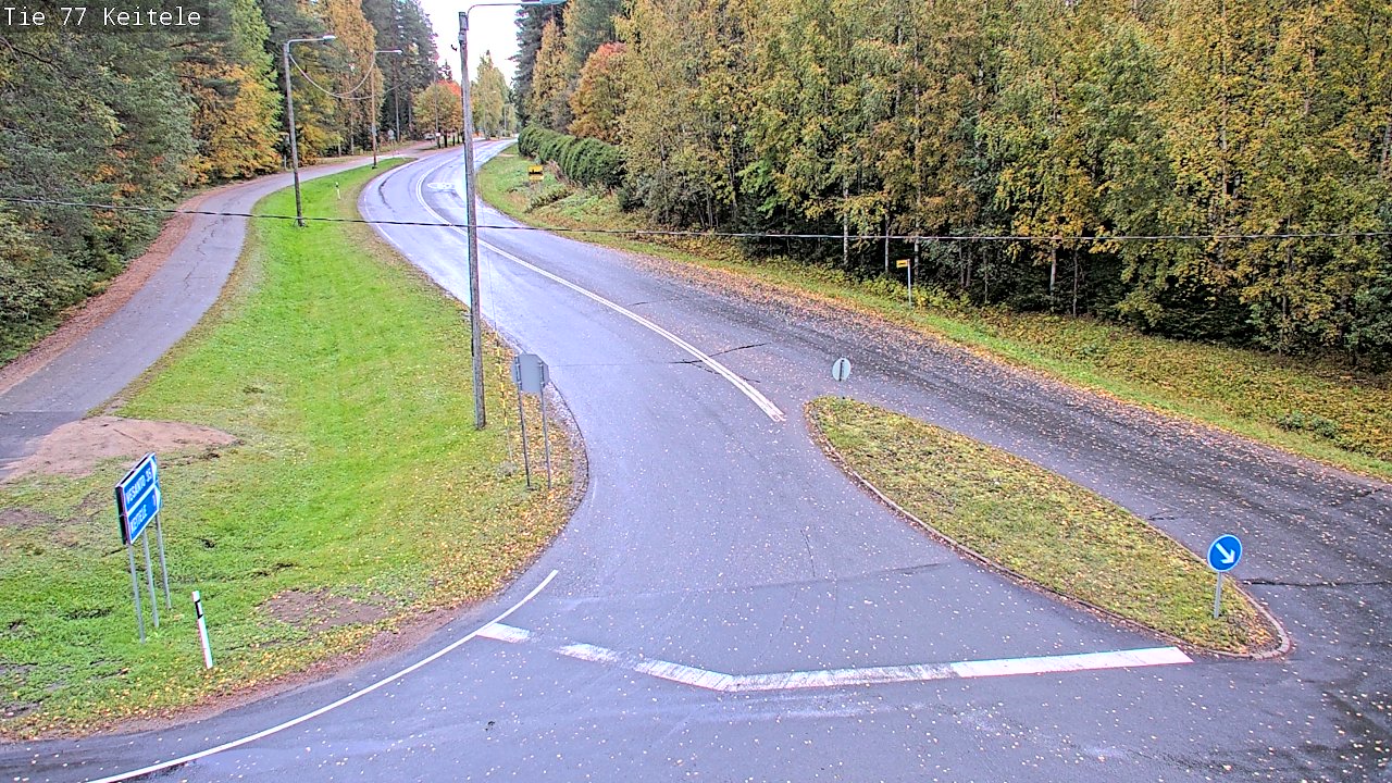 Weather Camera Image Road 77 Keitele, Keitele, Pohjois-Savo
