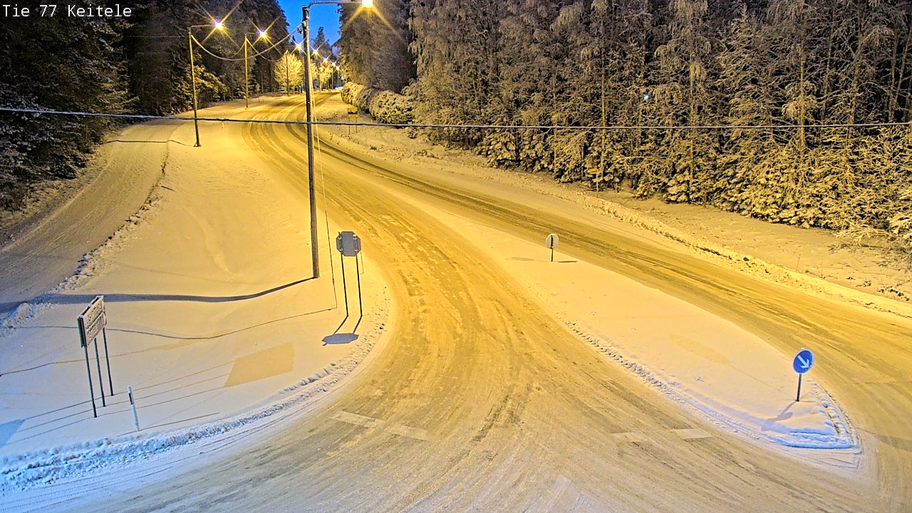 Weather Camera Image Road 77 Keitele, Keitele, Pohjois-Savo