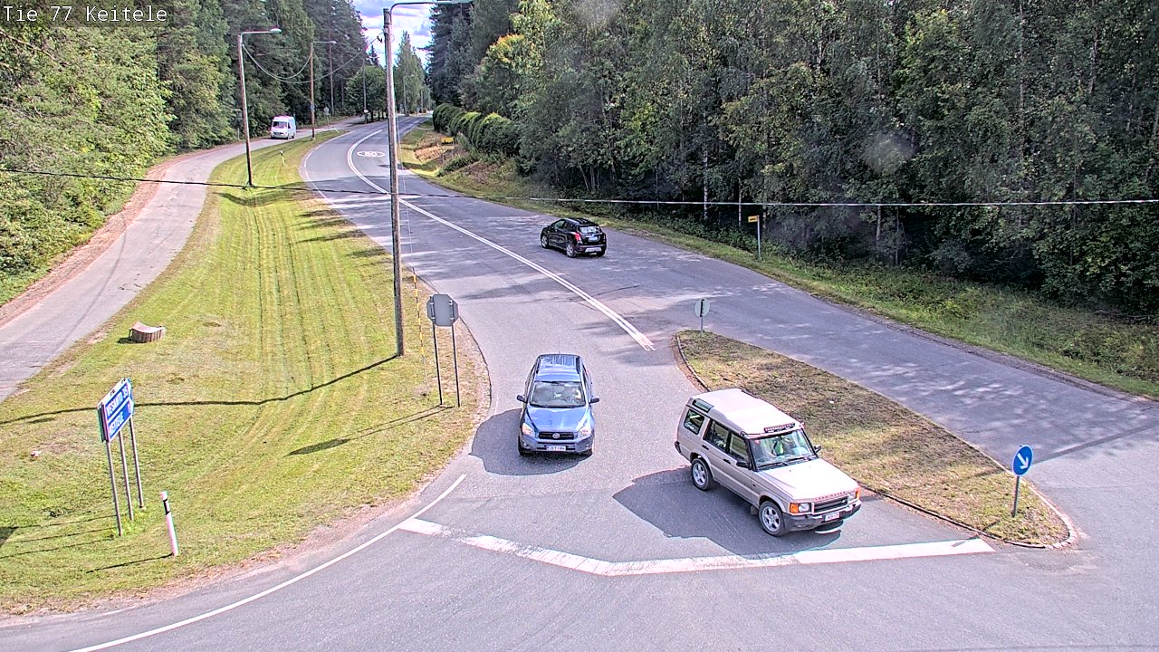 Weather Camera Image Väg 77 Keitele, Keitele, Pohjois-Savo