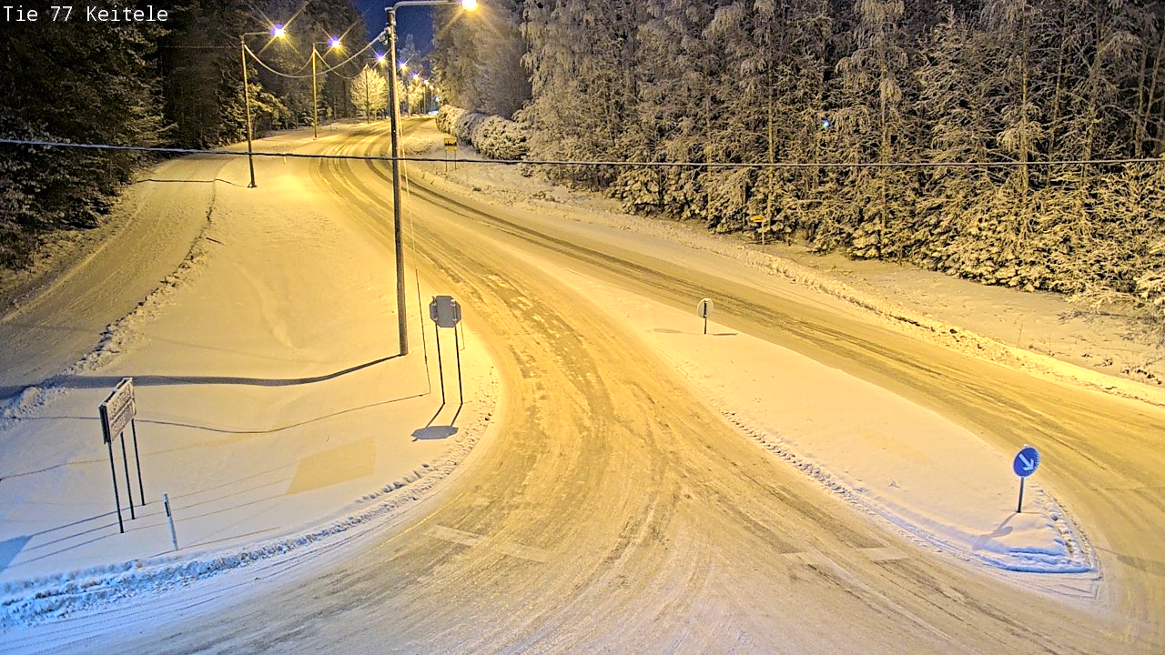 Weather Camera Image Väg 77 Keitele, Keitele, Pohjois-Savo