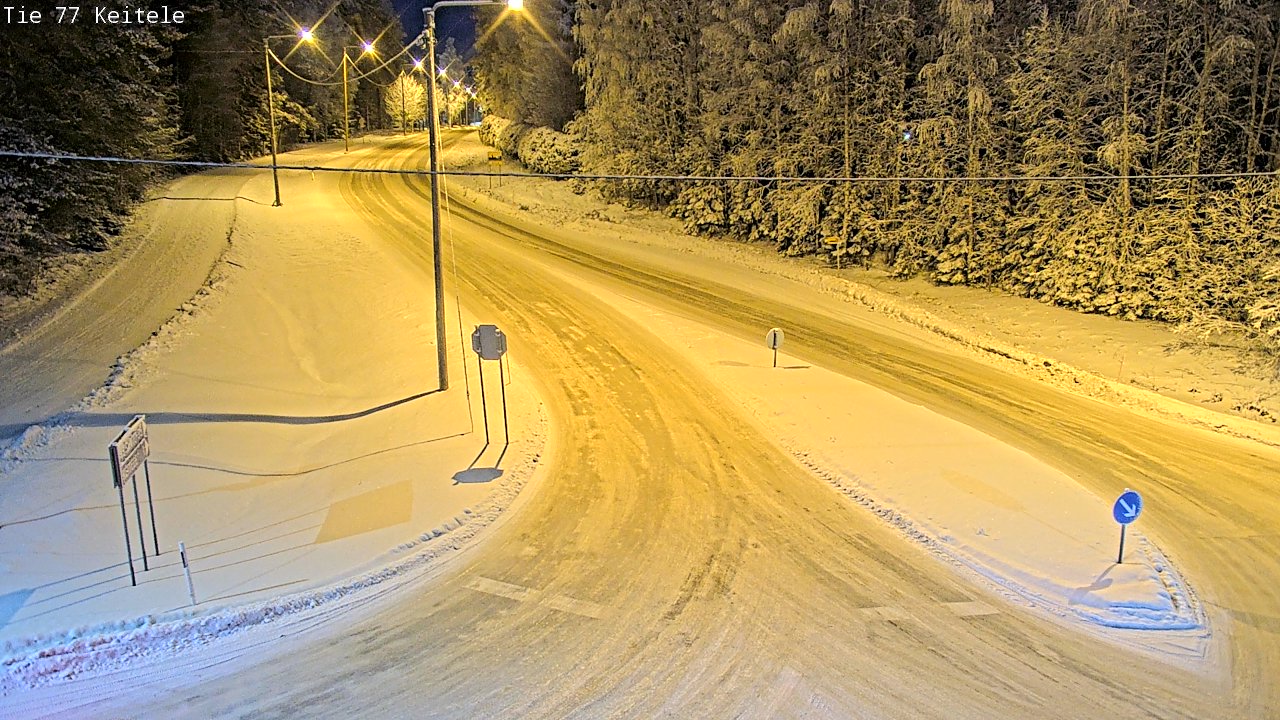 Weather Camera Image Road 77 Keitele, Keitele, Pohjois-Savo