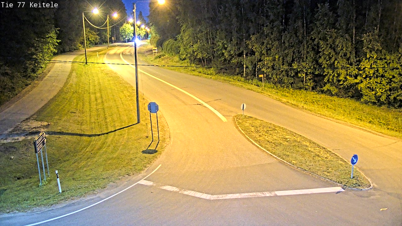 Weather Camera Image Väg 77 Keitele, Keitele, Pohjois-Savo