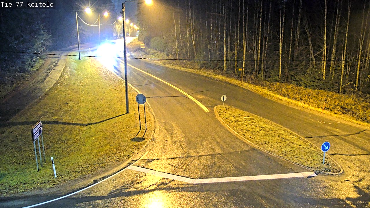 Weather Camera Image Väg 77 Keitele, Keitele, Pohjois-Savo