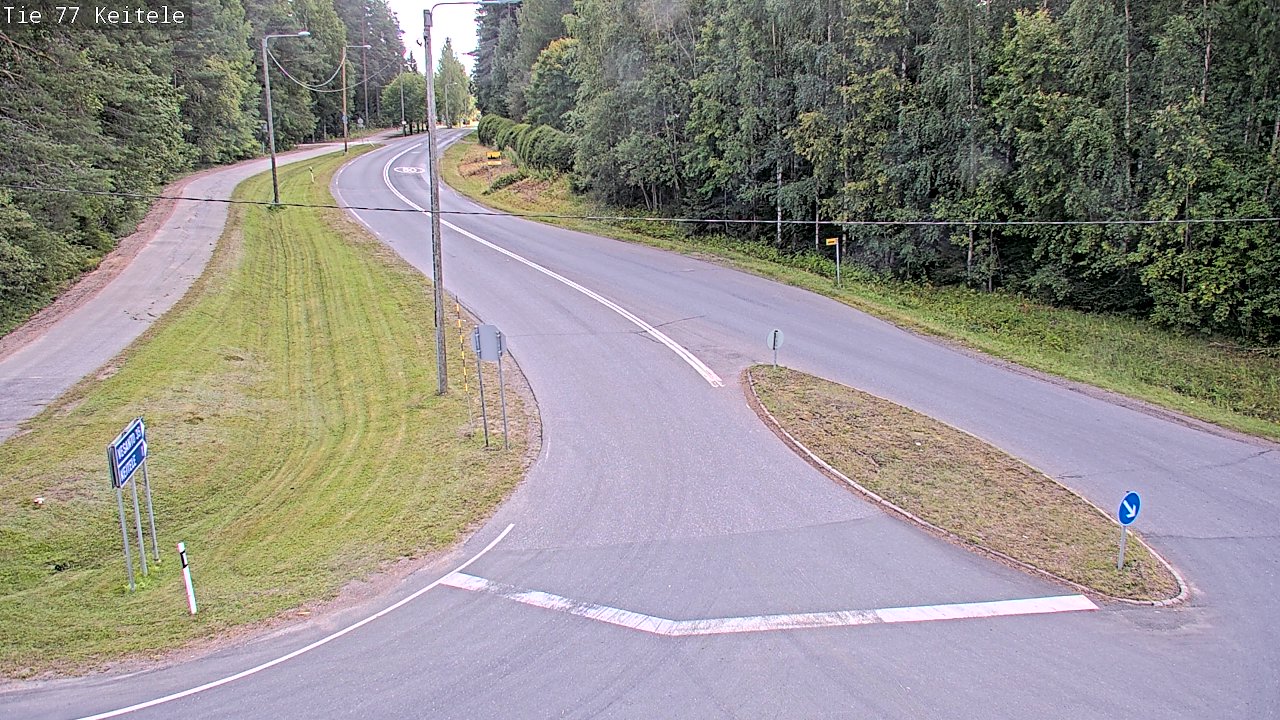 Weather Camera Image Väg 77 Keitele, Keitele, Pohjois-Savo