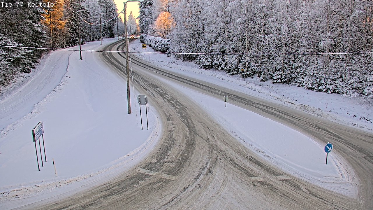 Weather Camera Image Väg 77 Keitele, Keitele, Pohjois-Savo
