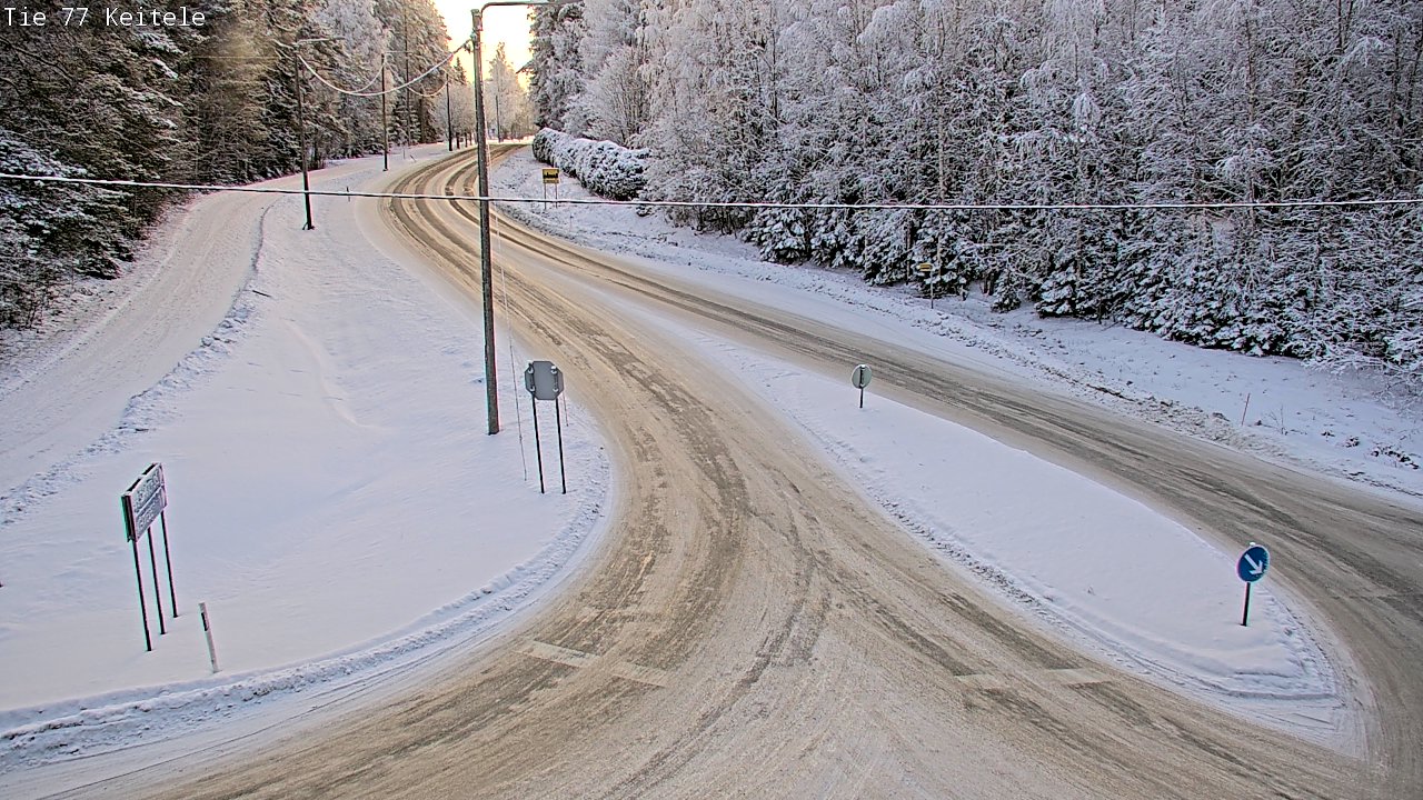 Weather Camera Image Väg 77 Keitele, Keitele, Pohjois-Savo