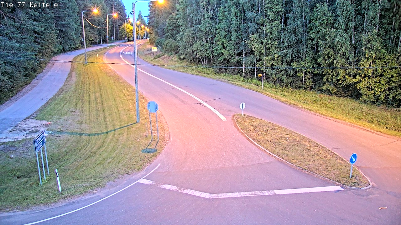 Weather Camera Image Väg 77 Keitele, Keitele, Pohjois-Savo