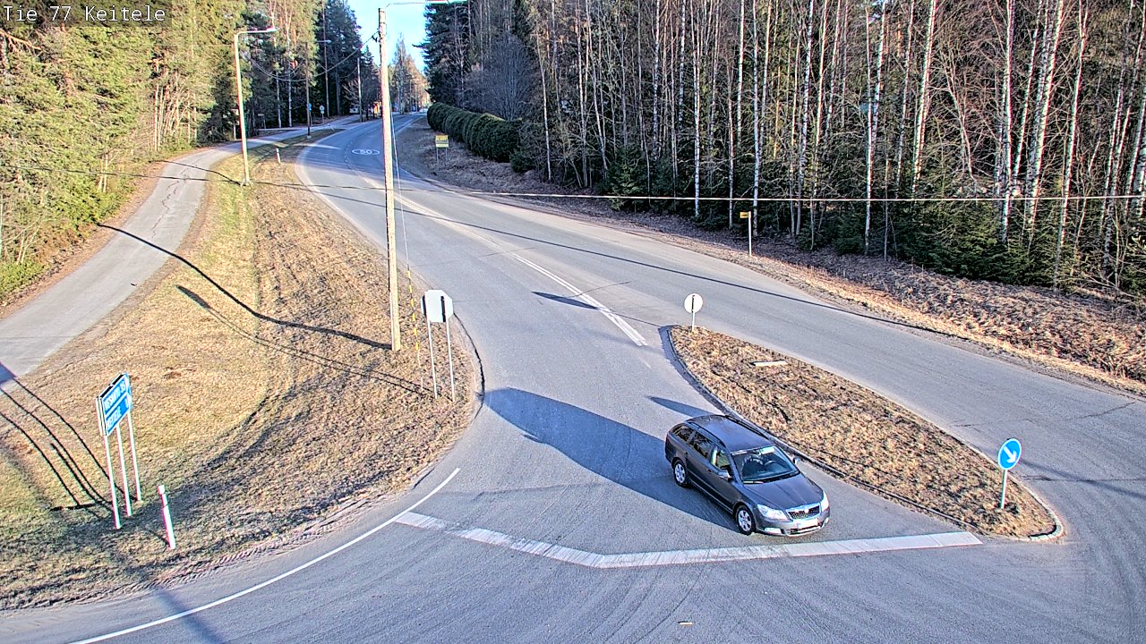 Weather Camera Image Road 77 Keitele, Keitele, Pohjois-Savo