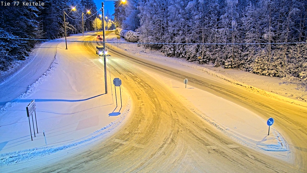 Weather Camera Image Väg 77 Keitele, Keitele, Pohjois-Savo