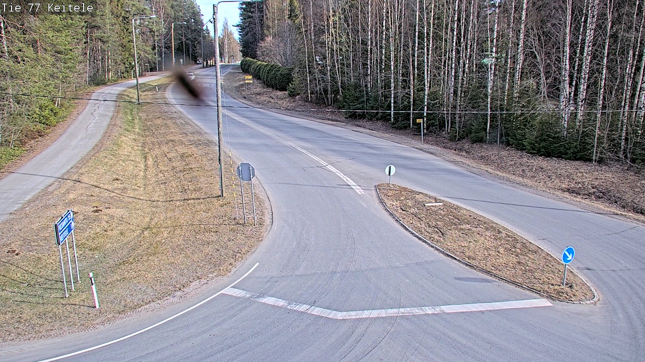 Weather Camera Image Road 77 Keitele, Keitele, Pohjois-Savo