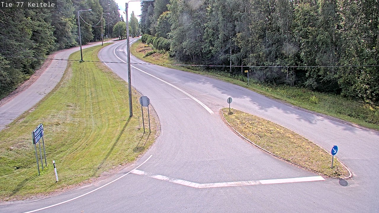 Weather Camera Image Väg 77 Keitele, Keitele, Pohjois-Savo