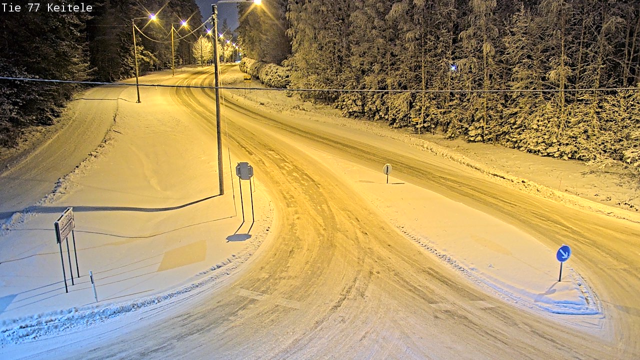 Weather Camera Image Väg 77 Keitele, Keitele, Pohjois-Savo