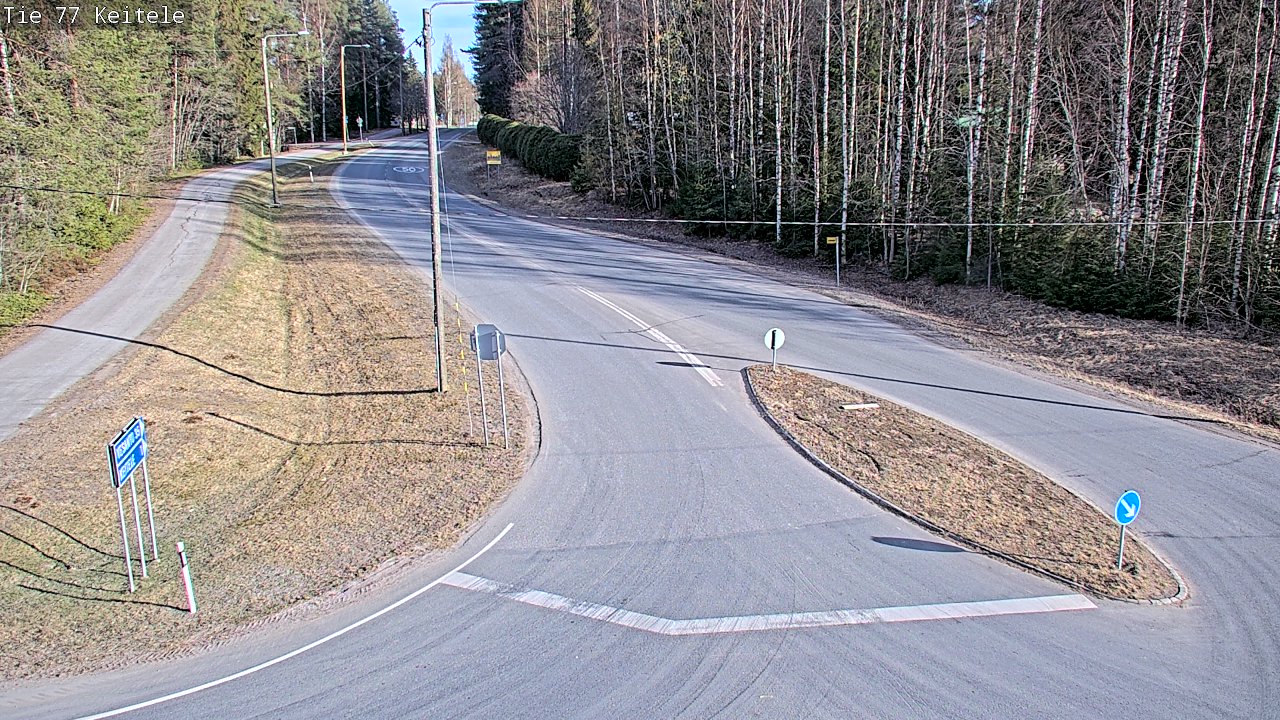 Weather Camera Image Road 77 Keitele, Keitele, Pohjois-Savo