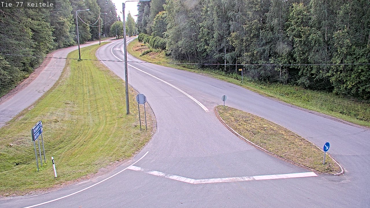 Weather Camera Image Väg 77 Keitele, Keitele, Pohjois-Savo