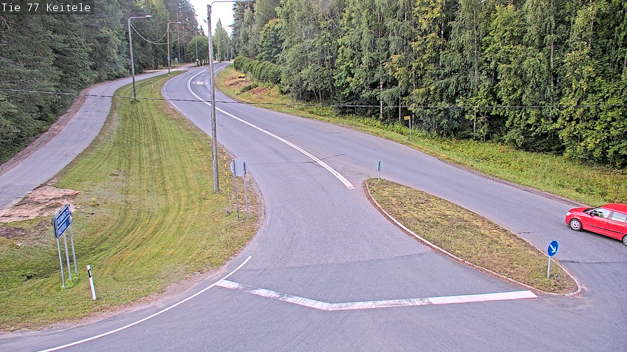 Weather Camera Image Väg 77 Keitele, Keitele, Pohjois-Savo