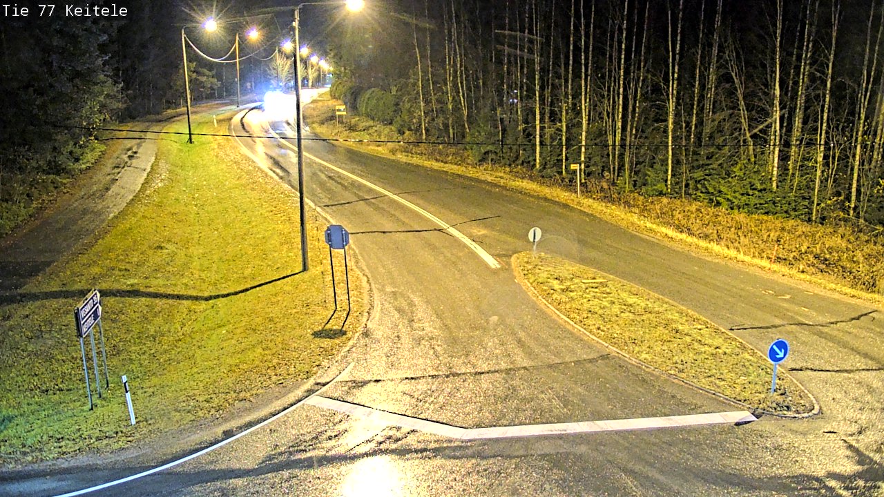 Weather Camera Image Väg 77 Keitele, Keitele, Pohjois-Savo