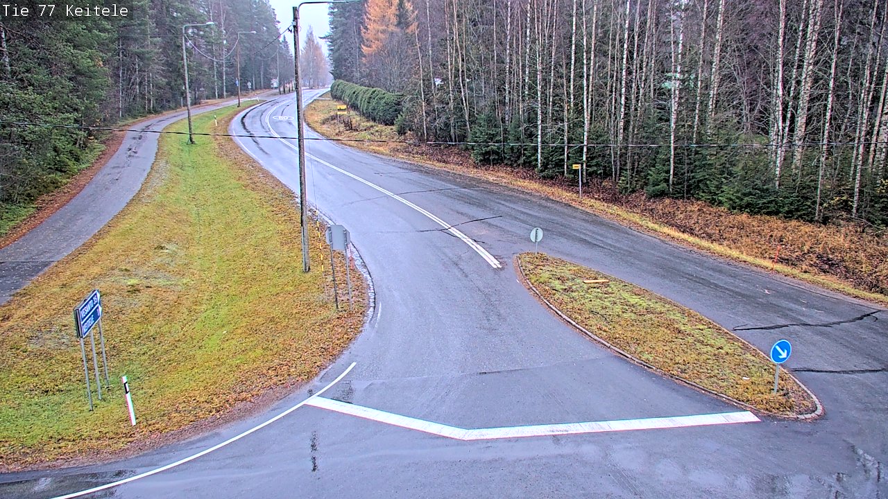 Weather Camera Image Väg 77 Keitele, Keitele, Pohjois-Savo