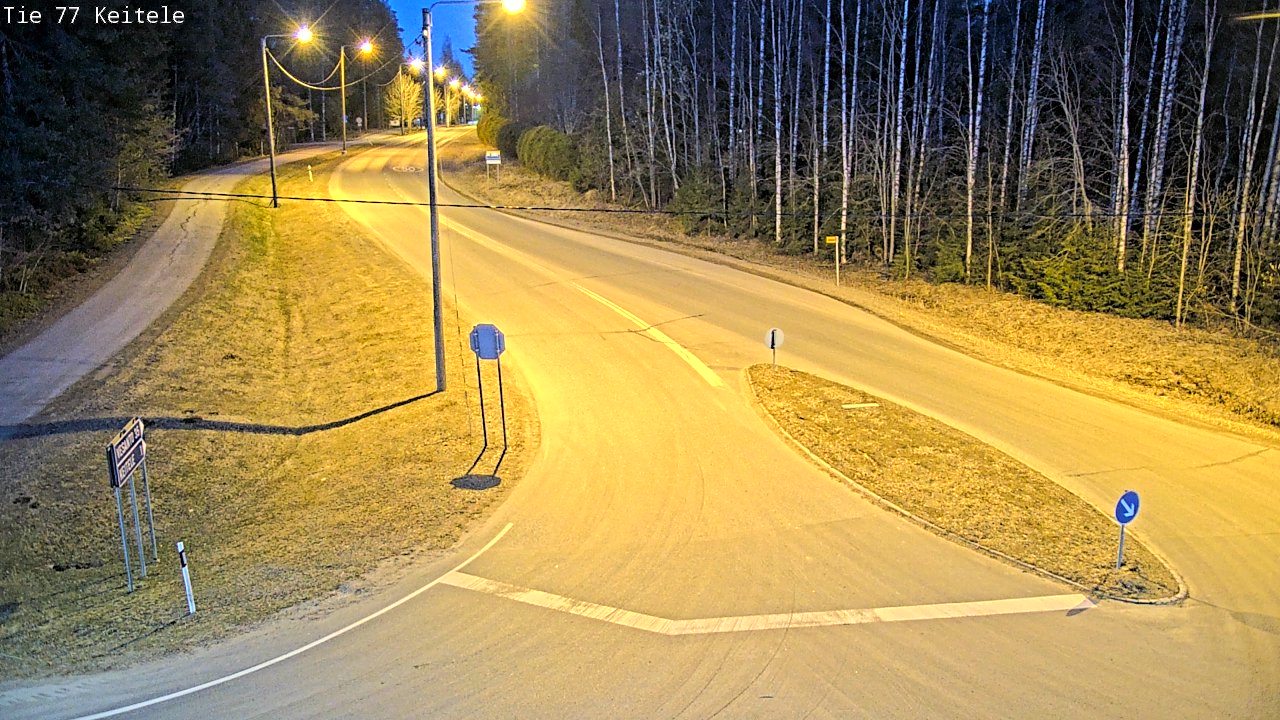 Weather Camera Image Road 77 Keitele, Keitele, Pohjois-Savo