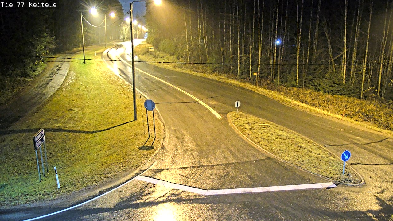 Weather Camera Image Väg 77 Keitele, Keitele, Pohjois-Savo