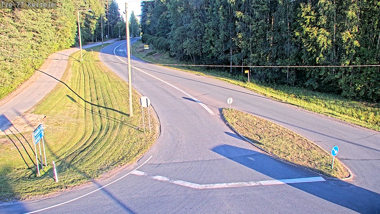 Weather Camera Image Väg 77 Keitele, Keitele, Pohjois-Savo