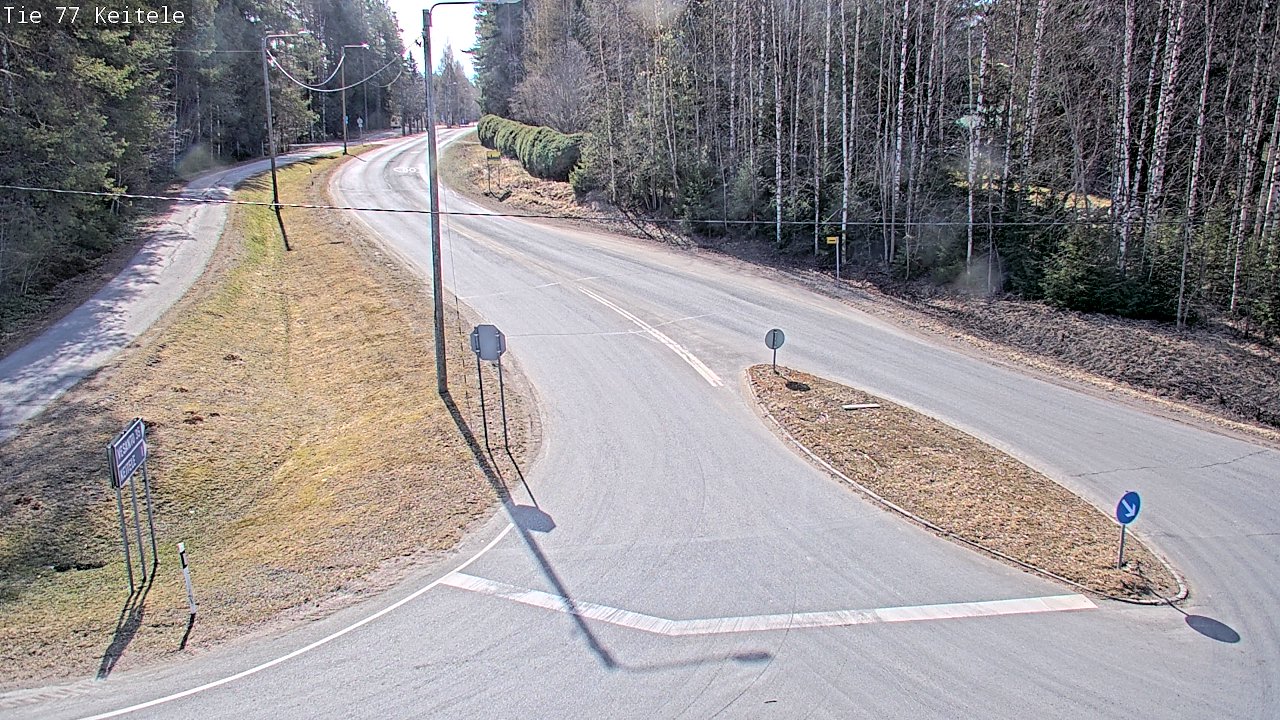 Weather Camera Image Road 77 Keitele, Keitele, Pohjois-Savo