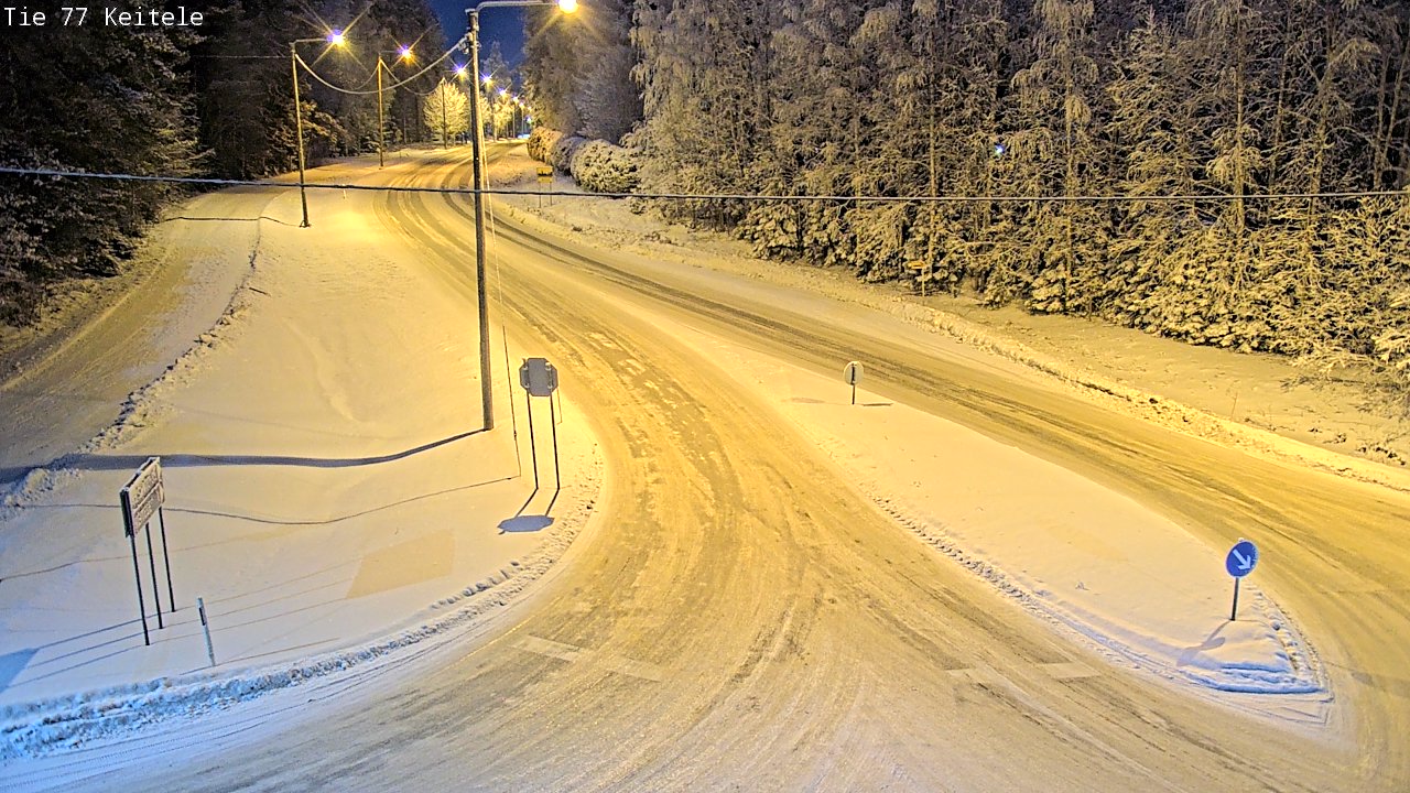 Weather Camera Image Väg 77 Keitele, Keitele, Pohjois-Savo