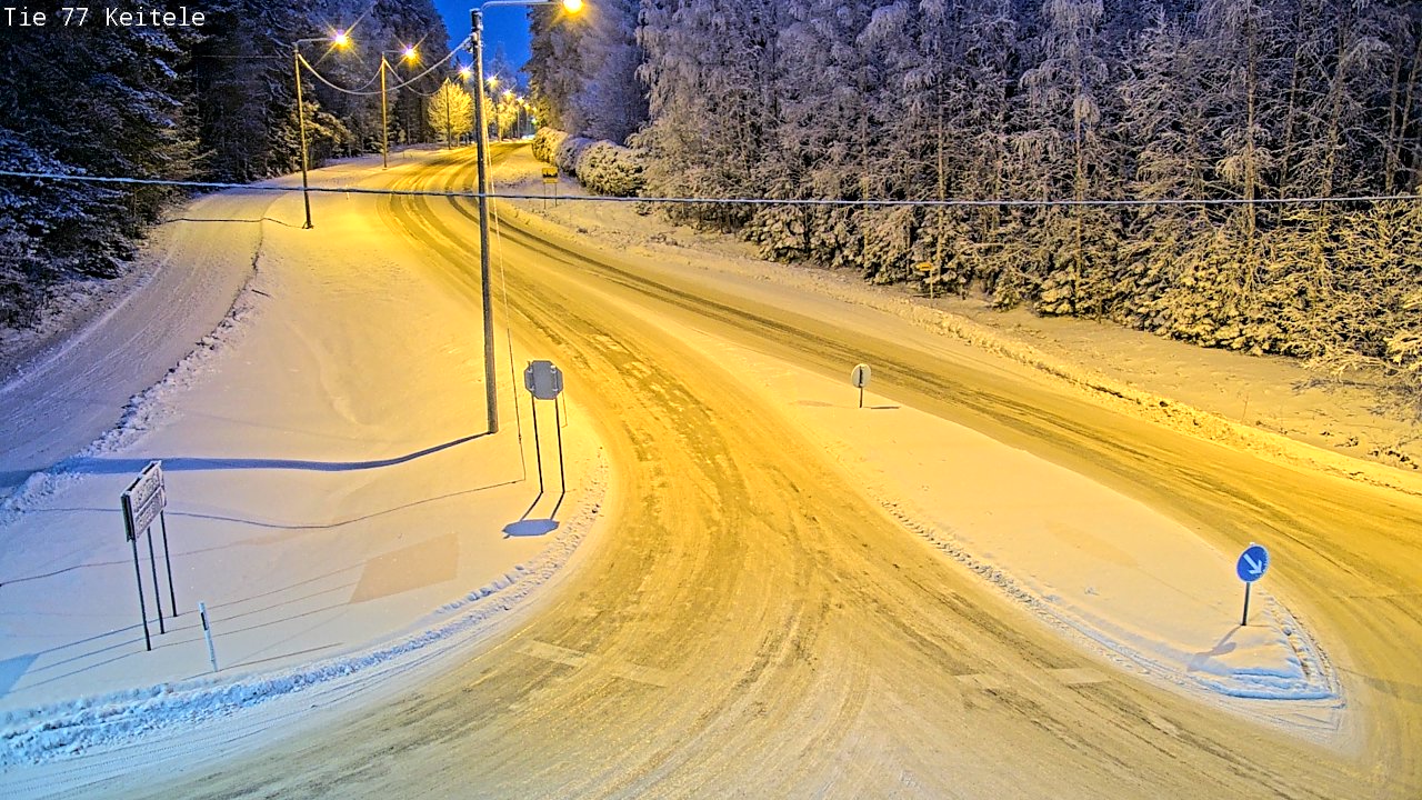 Weather Camera Image Väg 77 Keitele, Keitele, Pohjois-Savo