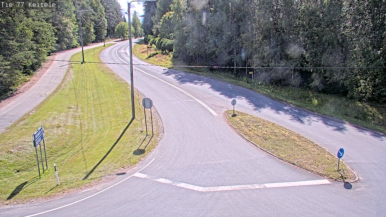 Weather Camera Image Väg 77 Keitele, Keitele, Pohjois-Savo