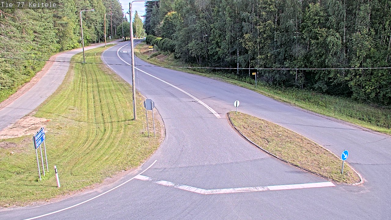 Weather Camera Image Väg 77 Keitele, Keitele, Pohjois-Savo