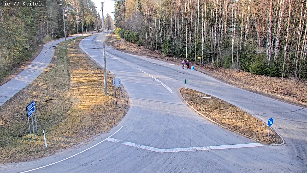 Weather Camera Image Road 77 Keitele, Keitele, Pohjois-Savo