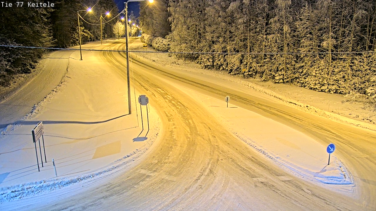 Weather Camera Image Väg 77 Keitele, Keitele, Pohjois-Savo