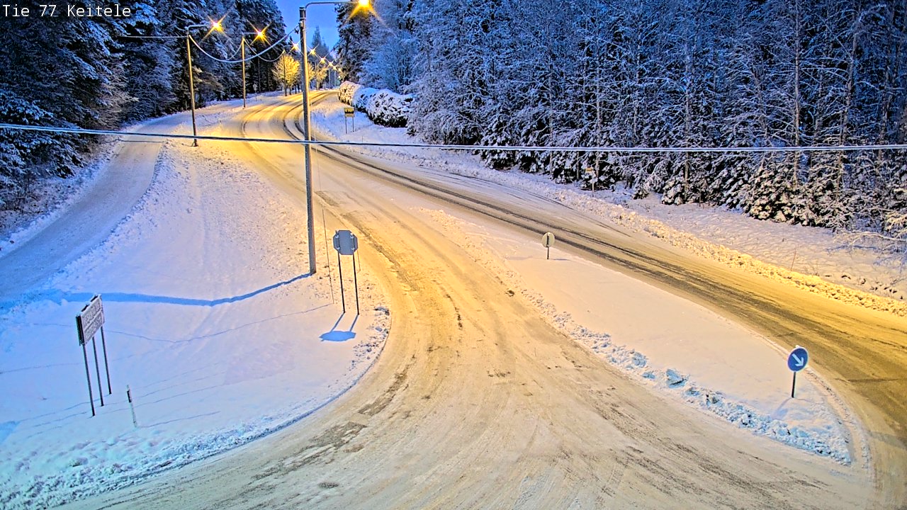 Kelikamerat Kuva Tie 77 Keitele, Keitele, Pohjois-Savo