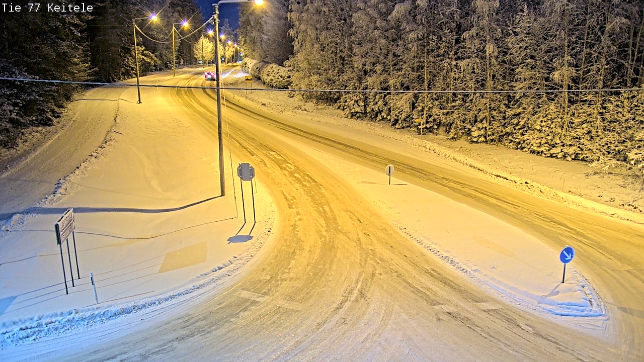 Weather Camera Image Väg 77 Keitele, Keitele, Pohjois-Savo