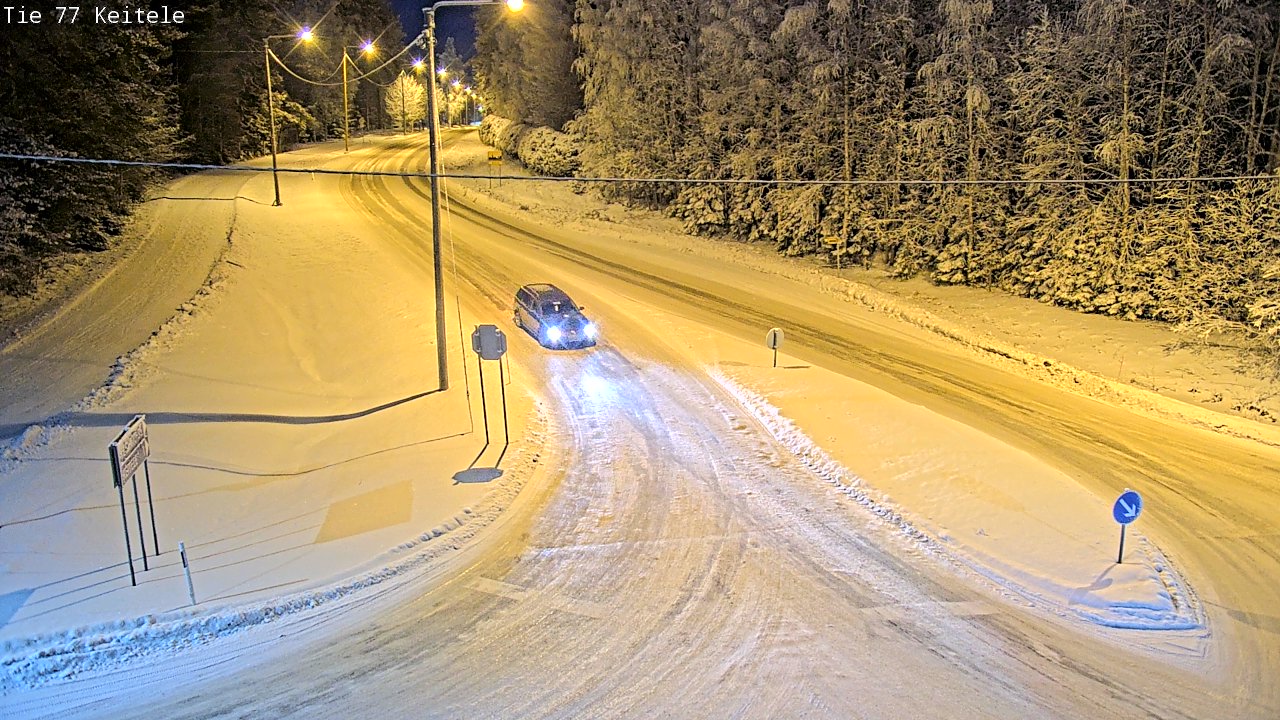 Weather Camera Image Väg 77 Keitele, Keitele, Pohjois-Savo