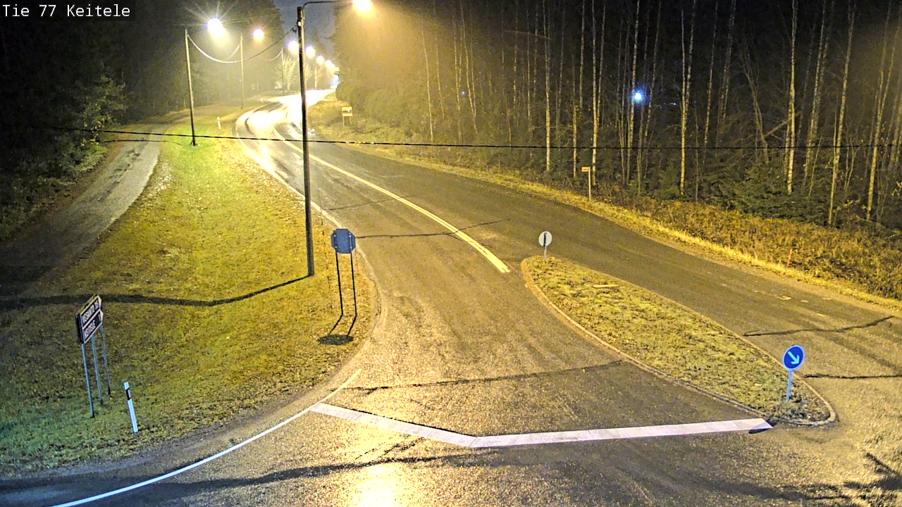 Weather Camera Image Väg 77 Keitele, Keitele, Pohjois-Savo