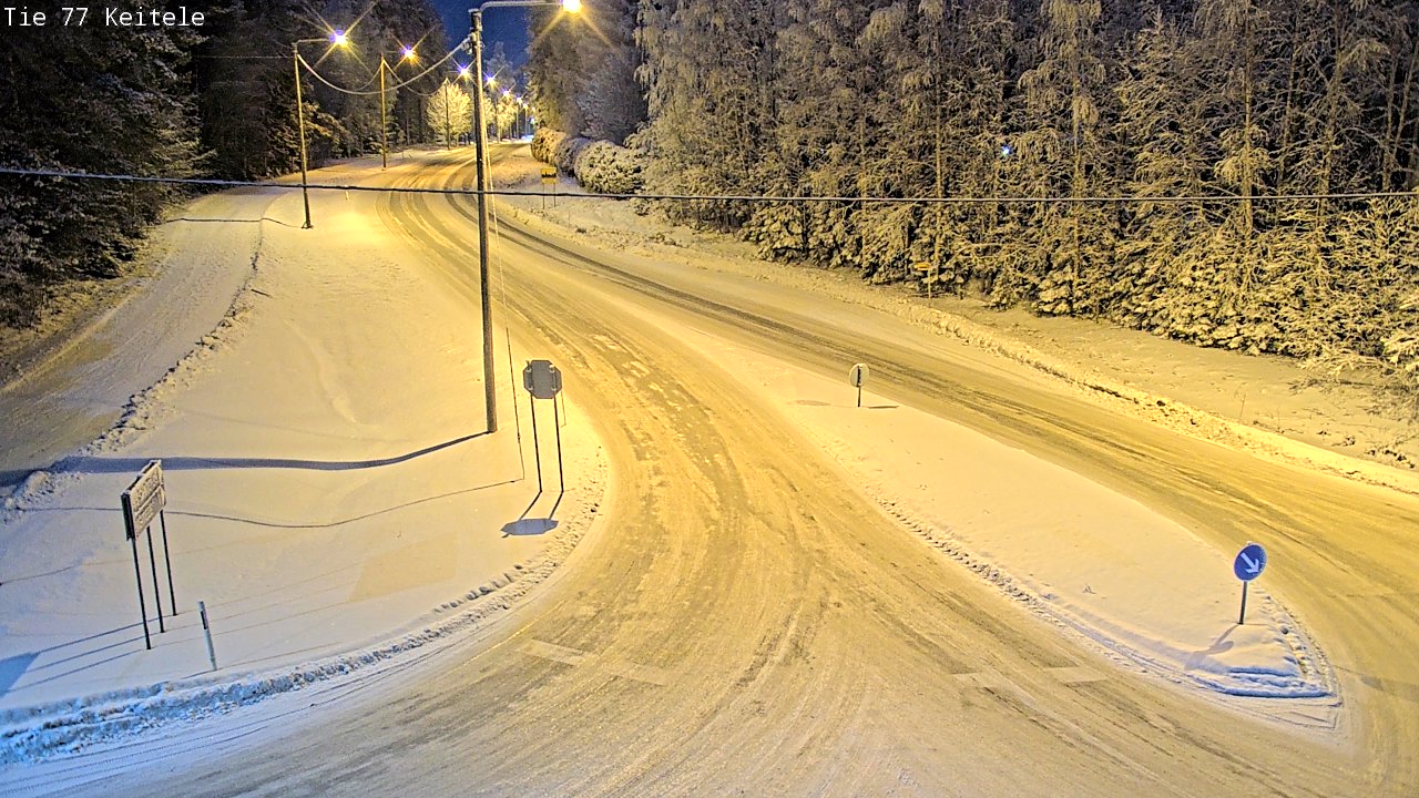 Weather Camera Image Väg 77 Keitele, Keitele, Pohjois-Savo