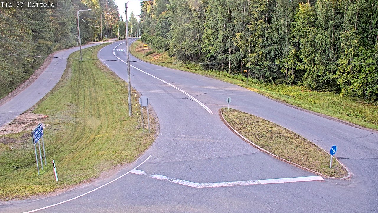 Weather Camera Image Väg 77 Keitele, Keitele, Pohjois-Savo