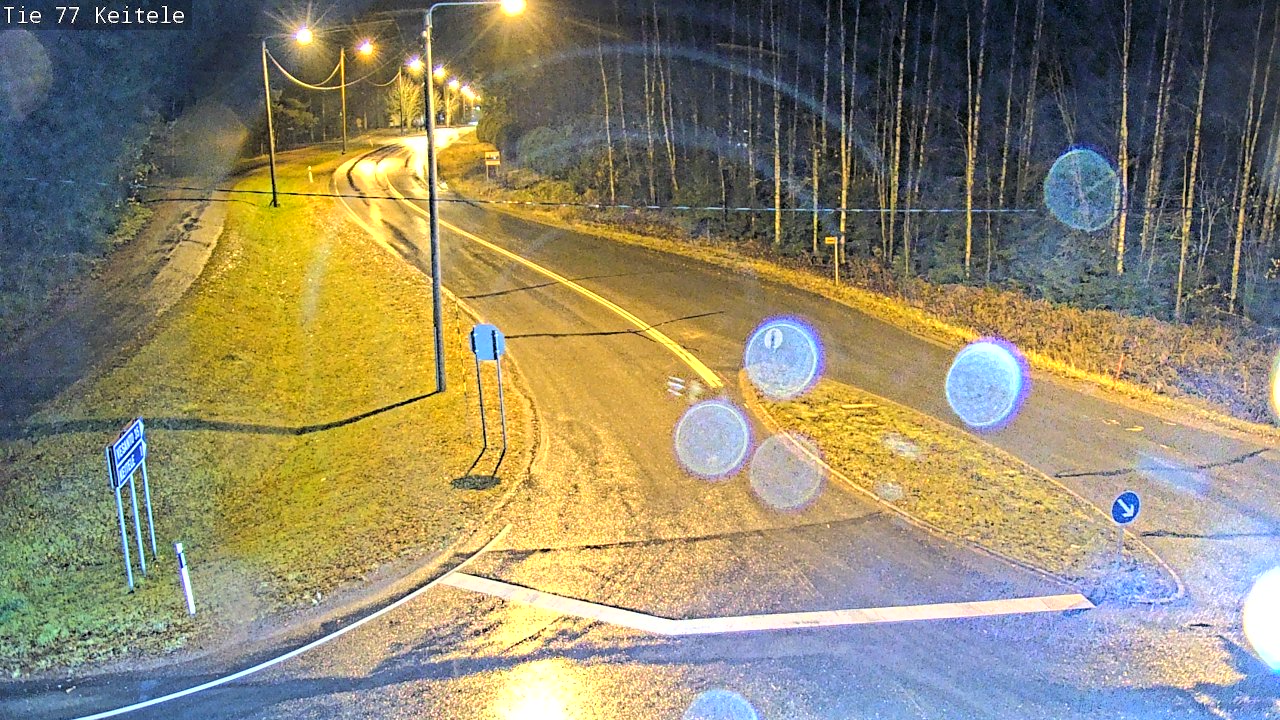 Weather Camera Image Väg 77 Keitele, Keitele, Pohjois-Savo